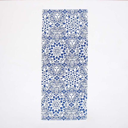 イセノモン 手拭　籠目海森