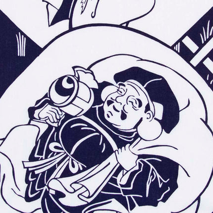 おかげ手ぬぐい　 豊年大団扇