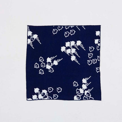 イセノモン　ハンカチーフ　白千鳥