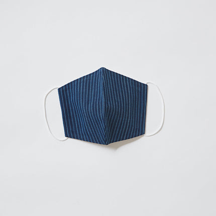 御絲織マスク　細ストライプ