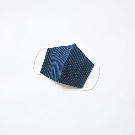 御絲織マスク　細ストライプ