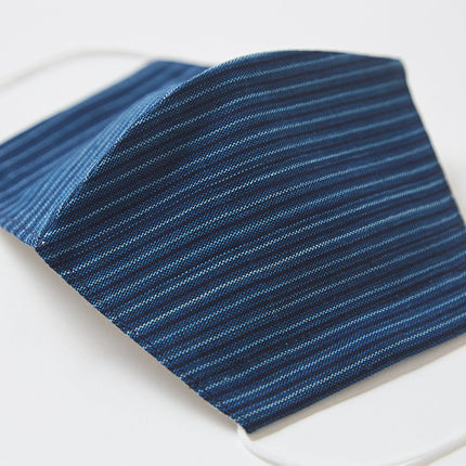 御絲織マスク　細ストライプ