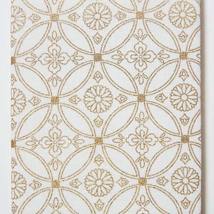 イセノモン　御集印帖　花菱と菊七宝　金