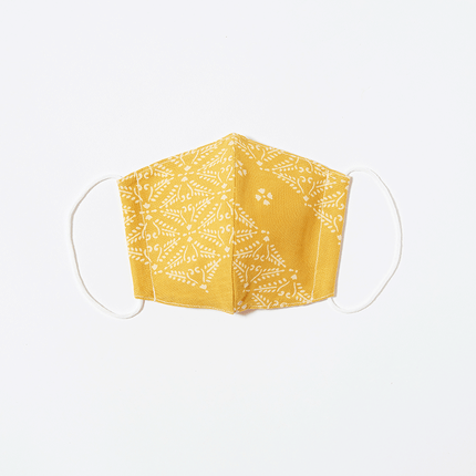 イセノモンマスク　羊歯菱（シダビシ）注染