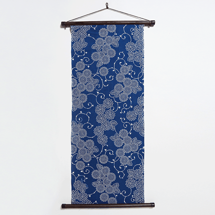 イセノモン 手拭　菊唐草