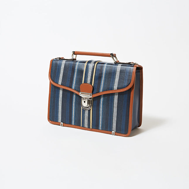 Clutch bag  マドラス・ストライプ