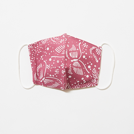 イセノモンマスク　菊花蝶　注染