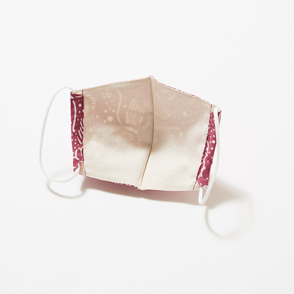 イセノモンマスク　菊花蝶　注染