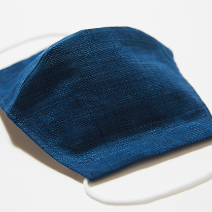 御絲織マスク　紺