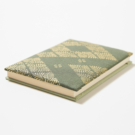 イセノモン　御集印帖　羊歯菱（シダビシ）　金