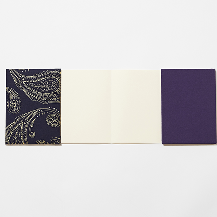 イセノモン　御集印帖　松毬（ペイズリー）　金