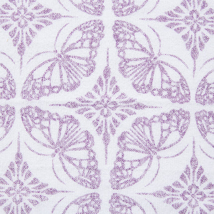 イセノモン　ウォッシュタオル　アサギマダラと花菱