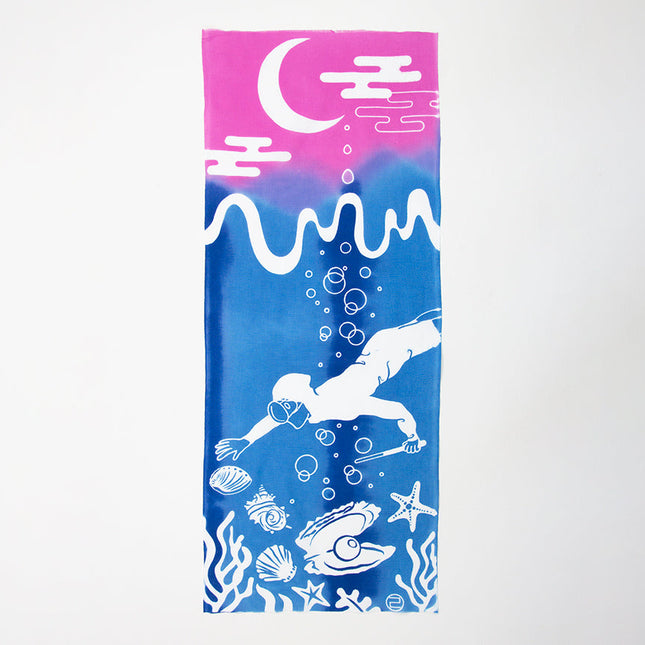 おかげ手ぬぐい　 あこや真珠